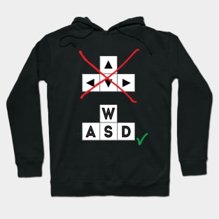 No arrow keys Yes WASD Hoodie